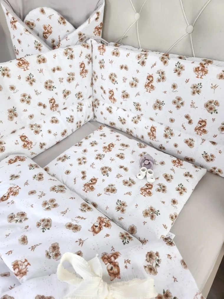 MimiNu, Duo, Kaczuszki, poszewka na poduszkę, beż, 60-40 cm, 2 szt.