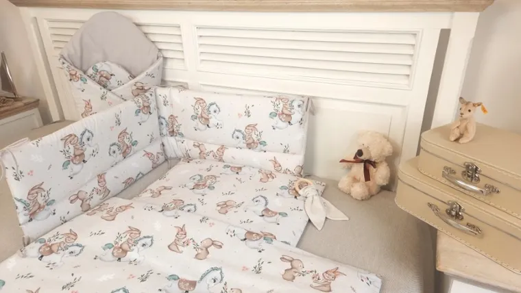 MimiNu, Duo, Karuzela, poszewka na poduszkę, 60-40 cm, 2 szt.