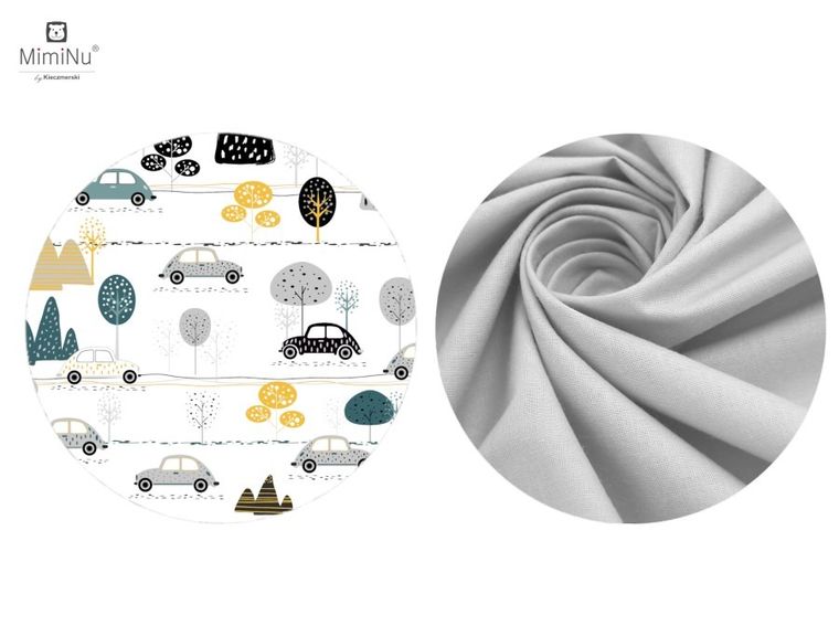 MimiNu, Dziecięca Podróż, 2-częściowy komplet pościeli, 90-120 cm