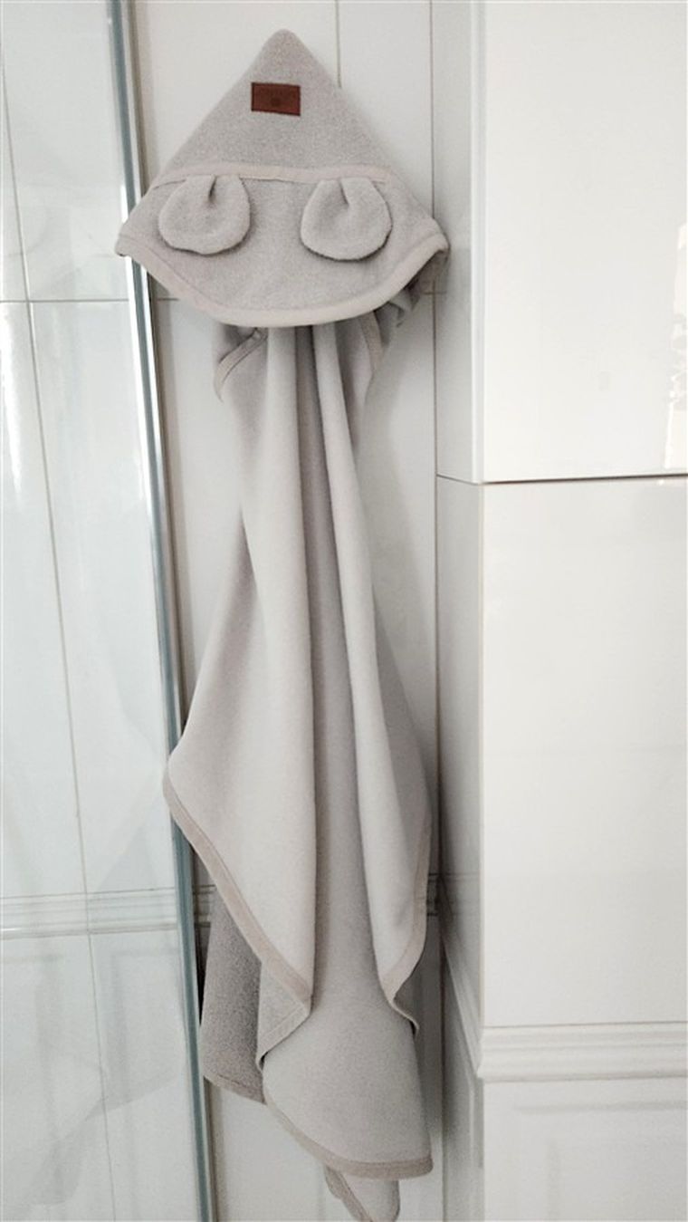 MimiNu, Junior, okrycie kąpielowe, bambus, mokka, 85-120 cm