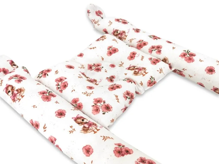 MimiNu, Kaczuszki, poduszka ergonomiczna, pudrowy róż