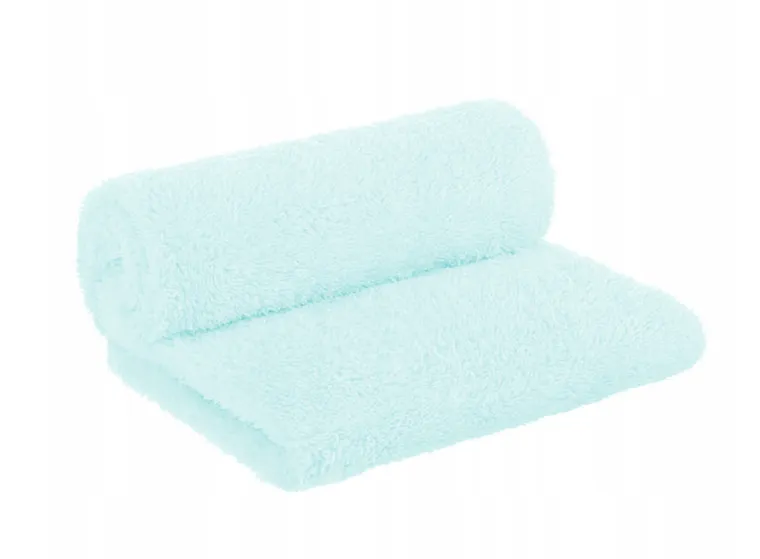 MimiNu, lekki kocyk polarowy, mięta, 75-100 cm