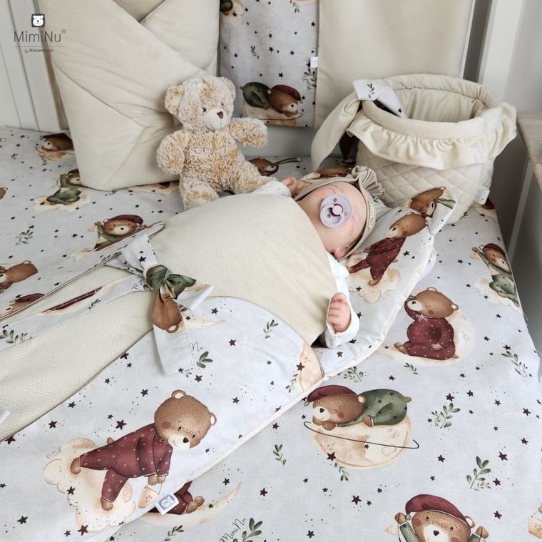 MimiNu, Miś na Księżycu, prześcieradło, 35-80 cm