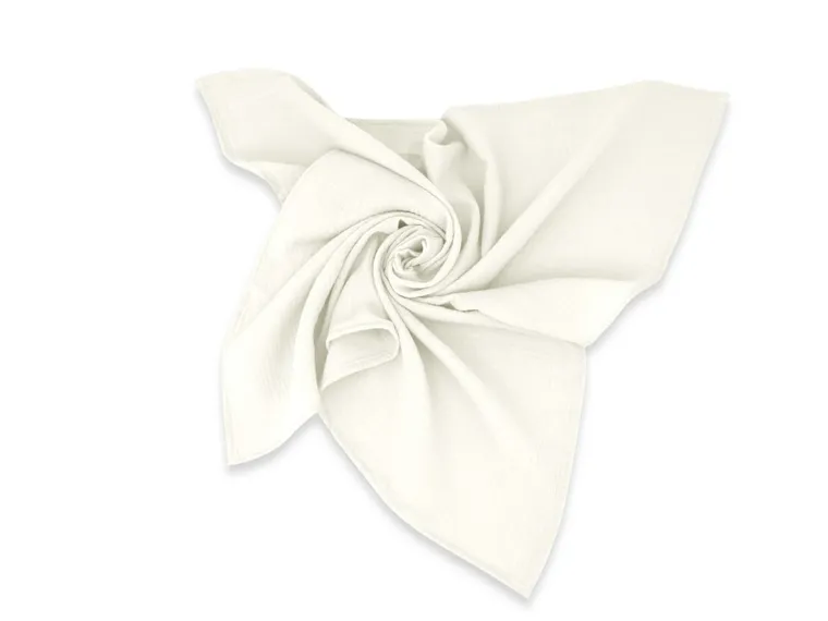 MimiNu, pieluszka muślinowa, pudrowy róż + śmietanka, 75-75 cm, 2 szt.