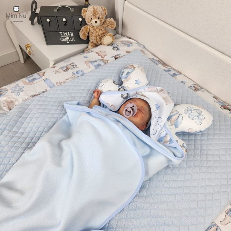 MimiNu, Piloci, okrycie kąpielowe, błękitne, 100-100 cm