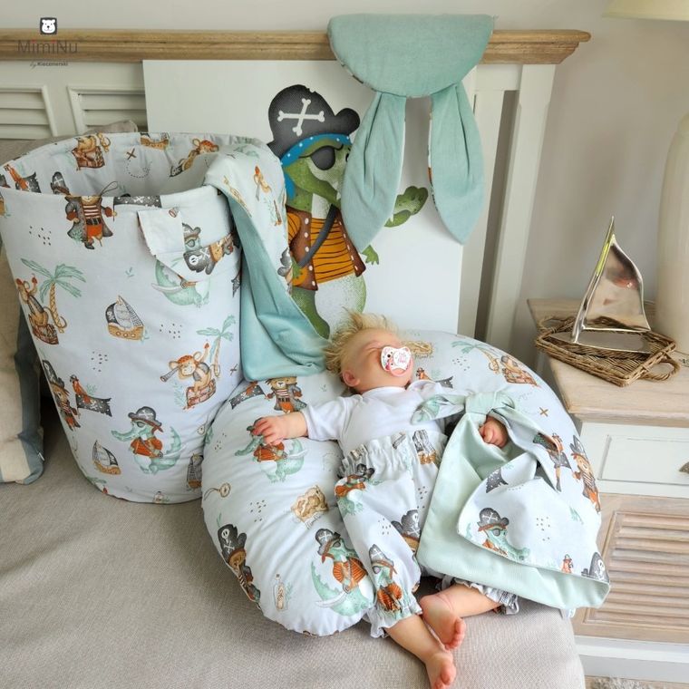 MimiNu, Piraci, worek, torba na zabawki, natural