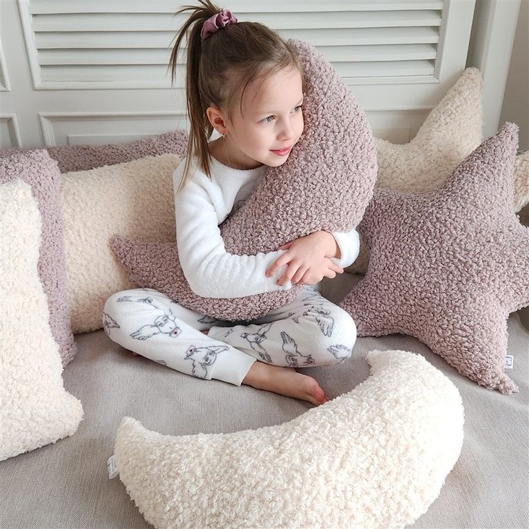 MimiNu, Serce, poduszka dekoracyjna, baranek