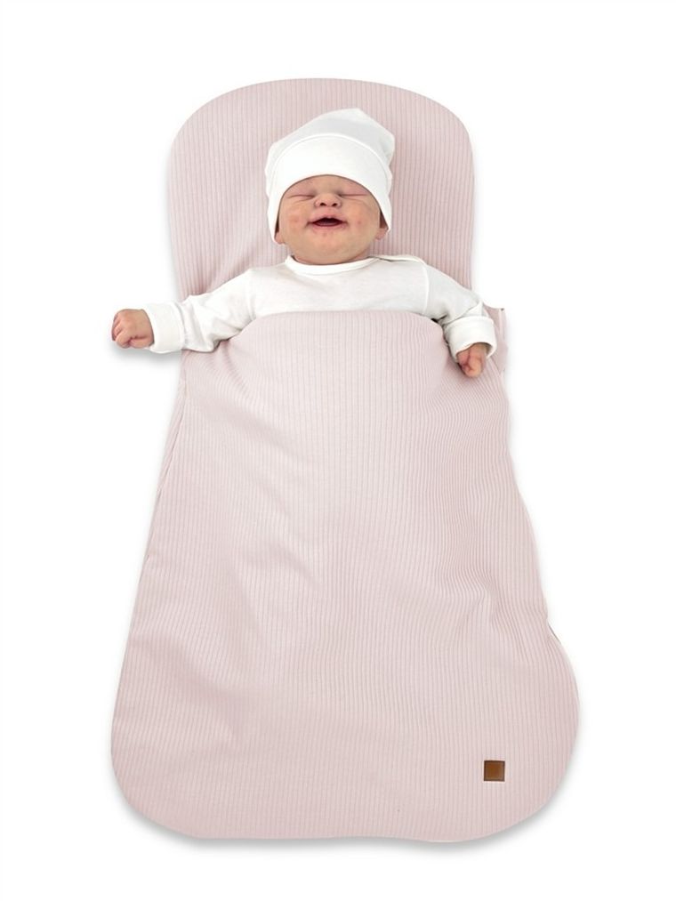 MimiNu, Soft, becik do spania i tulenia, interlock, TOG 2-2.5, pudrowy róż