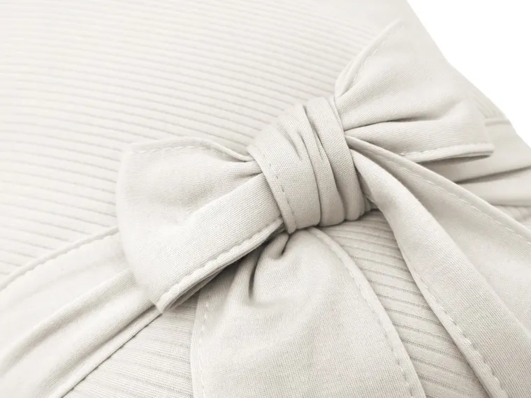 MimiNu, Soft, rożek niemowlęcy, wiązany, beż, 0-3 m