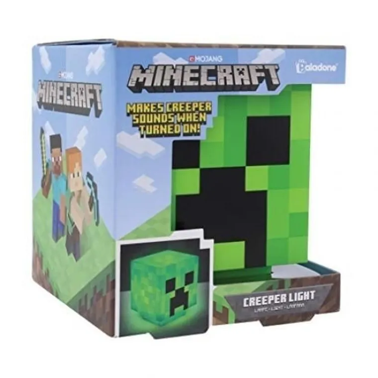 Minecraft, Creeper, lampka