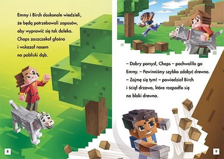 Minecraft. Górskie wyzwanie. Tryb czytania