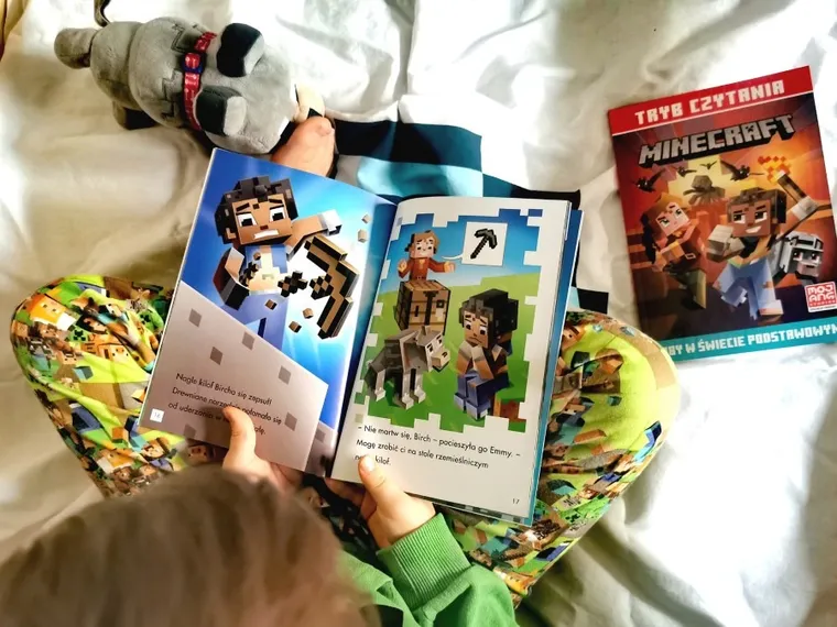 Minecraft. Moby w świecie podstawowym. Tryb czytania