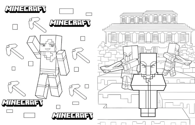 Minecraft. Oficjalna kolorowanka przygodowa