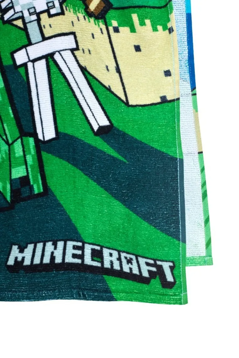 Minecraft, okrycie kąpielowe, ponczo, 50-100 cm
