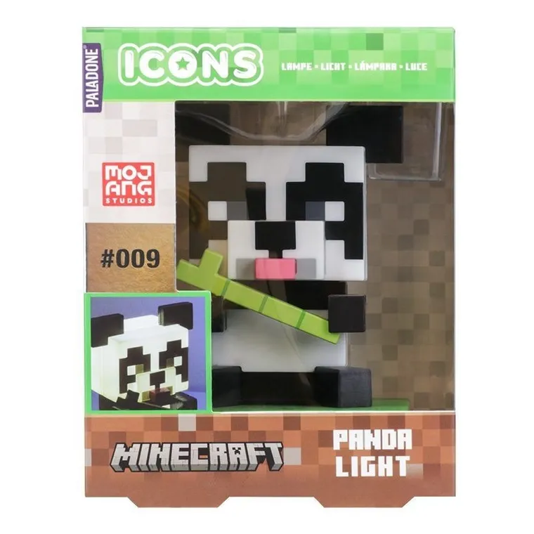 Minecraft, Panda, lampka