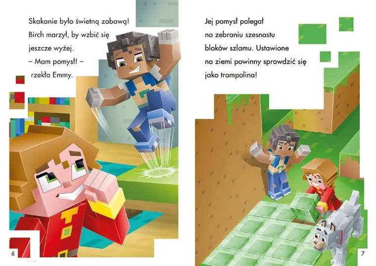 Minecraft. Podniebna przygoda. Tryb czytania.