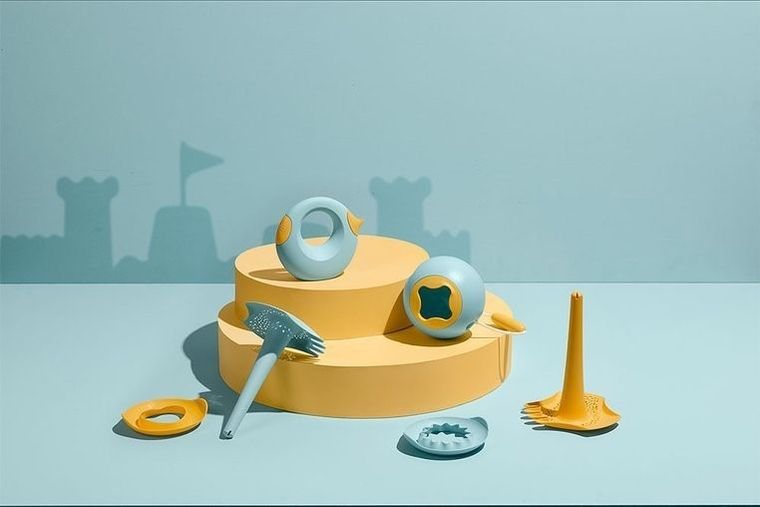 Mini Ballo Quut, małe wiaderko wielofunkcyjne, Banana Blue