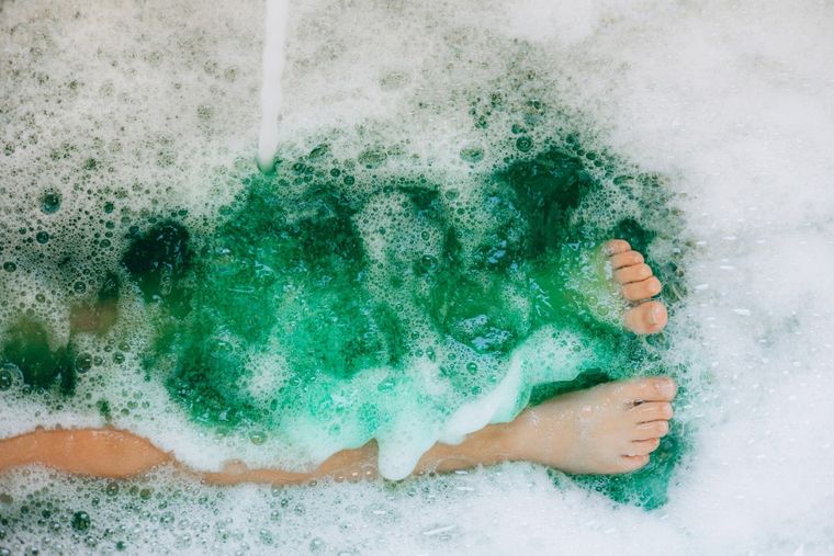 Mini U, naturalny bąbelkowy płyn do kąpieli dla dzieci i niemowląt, winogrono