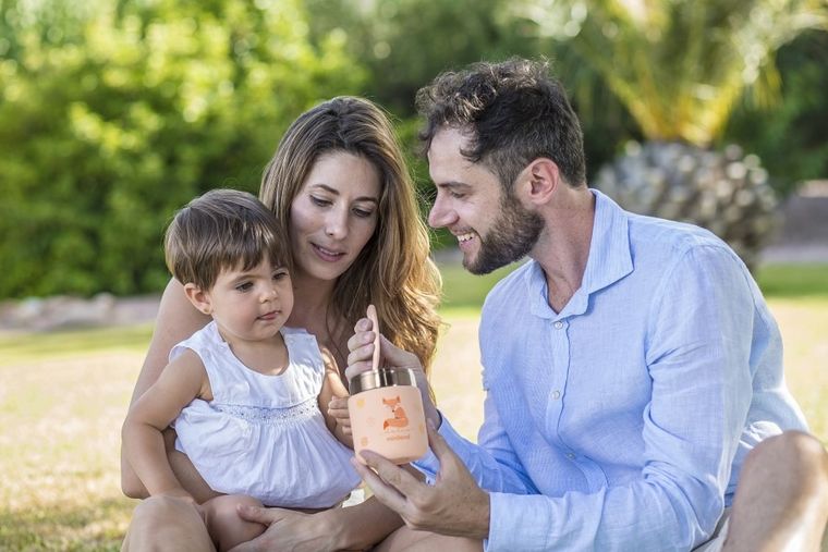 Miniland, Dolce, termos na jedzenie, cukierkowy, 280 ml