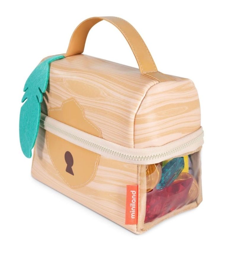 Miniland, koraliki do nawlekania, zestaw kreatywny