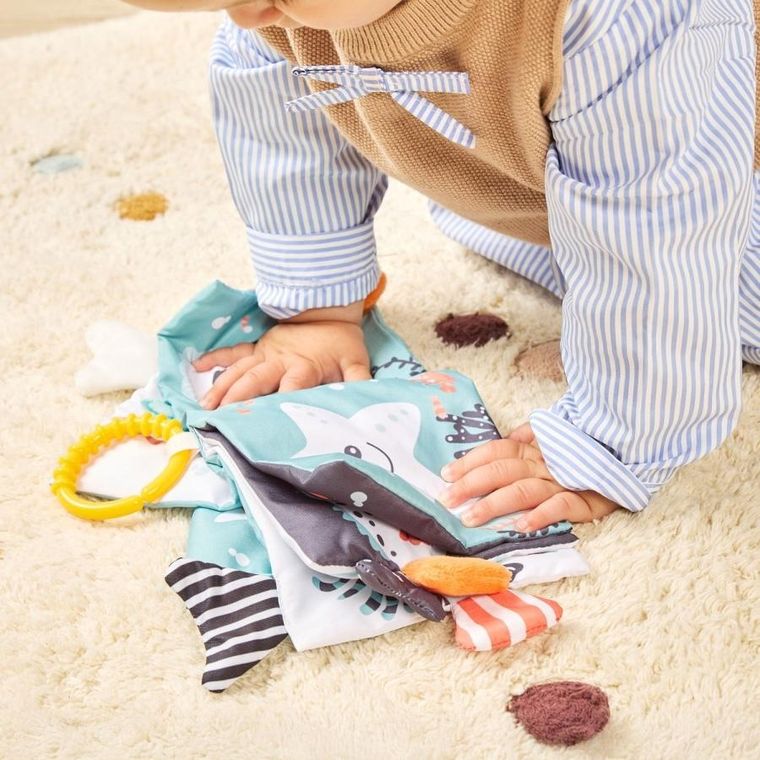 Miniland, miękka książeczka sensoryczna, morze
