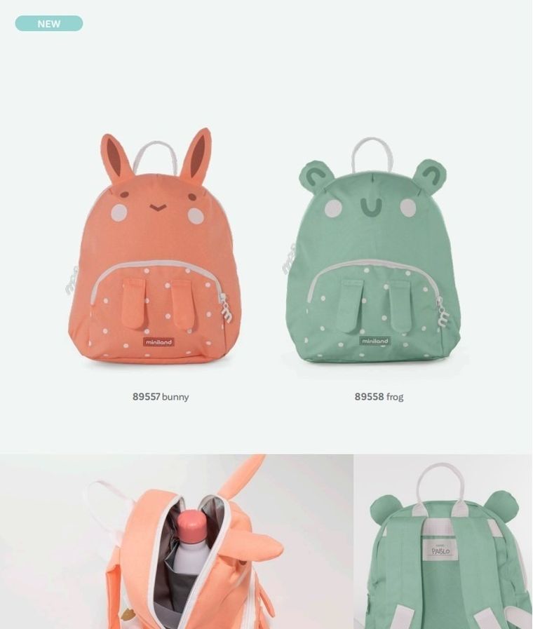 Miniland, plecak dla przedszkolaka, izotermiczny, królik