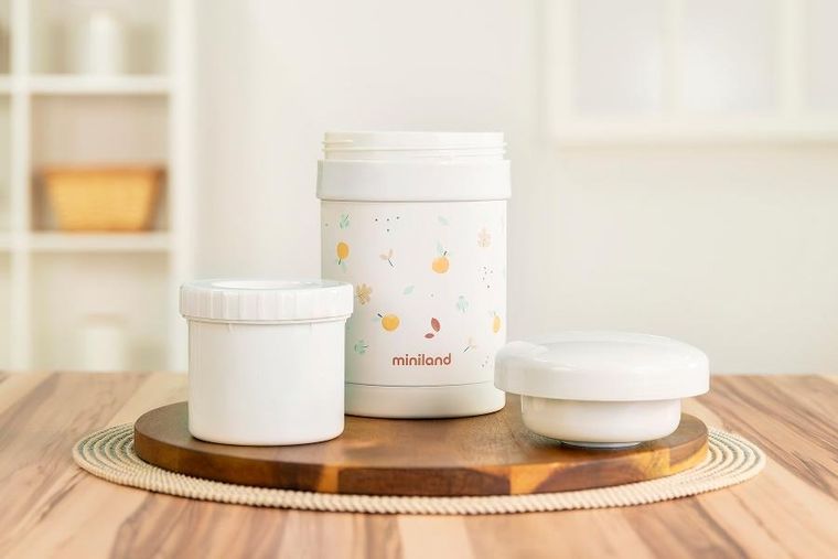 Miniland, Valencia, termos na jedzenie z 2 pojemnikami hermetycznymi, 700 ml