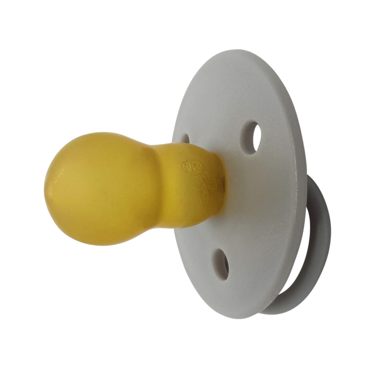 Mininor, smoczek lateksowy, Grey Seal, 6m+, 2 szt.