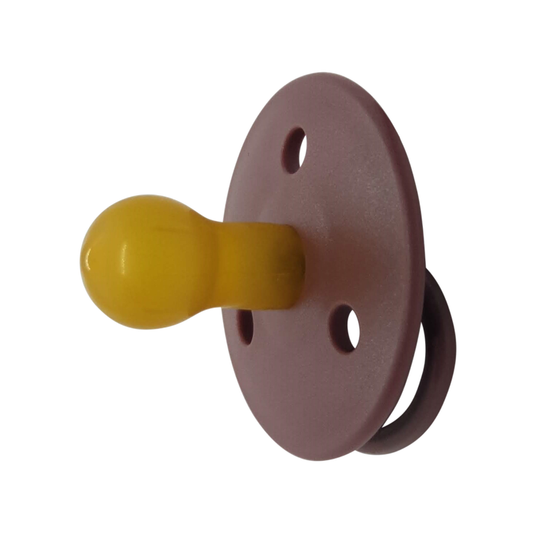 Mininor, smoczek lateksowy, Heath Flower, 0m+, 2 szt.