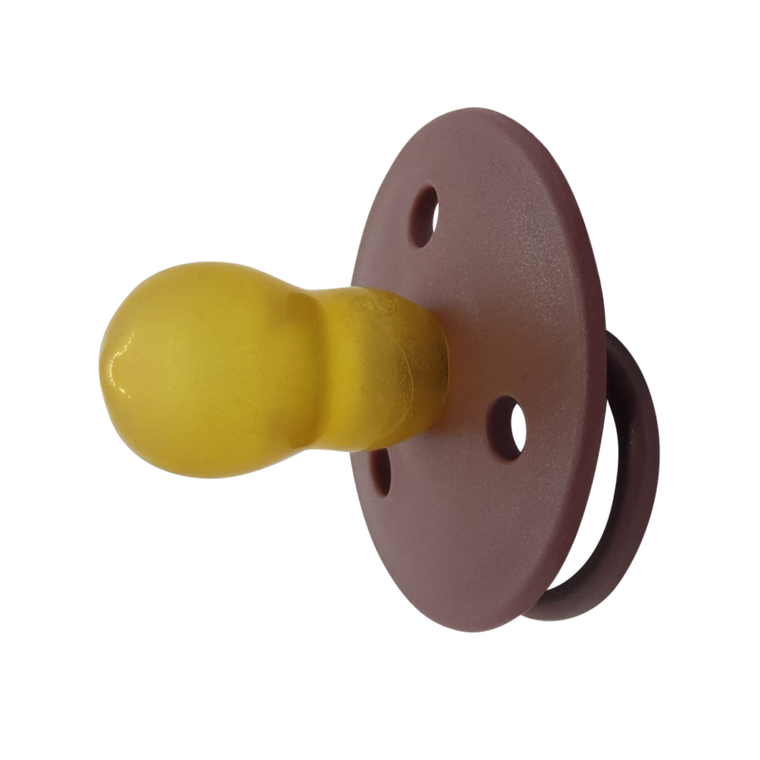 Mininor, smoczek lateksowy, Heath Flower, 6m+, 2 szt.