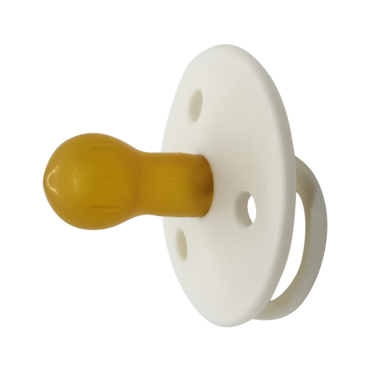 Mininor, smoczek lateksowy, Snowberry, 0m+, 2 szt.