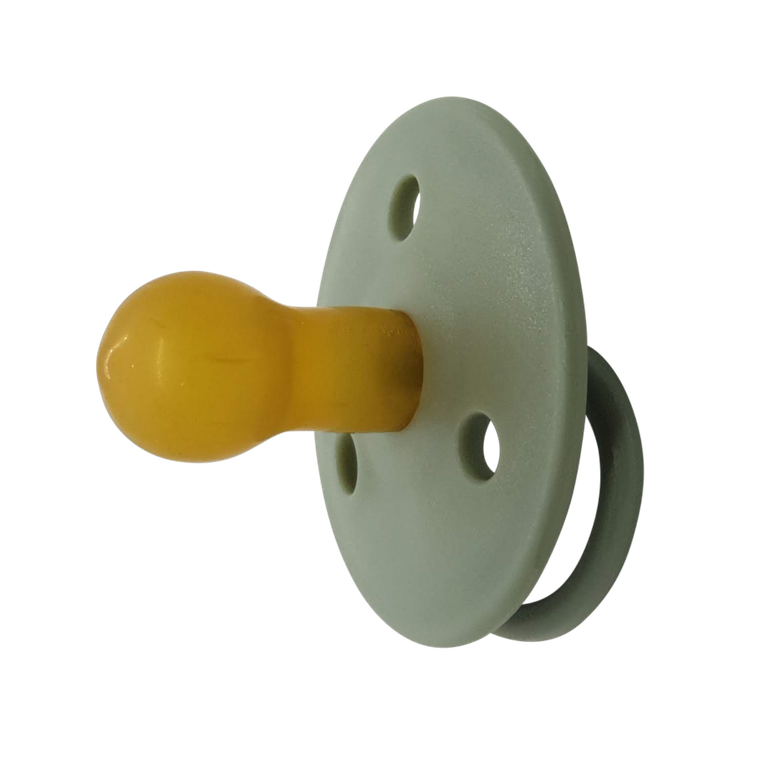 Mininor, smoczek lateksowy, Willow Green, 0m+, 2 szt.