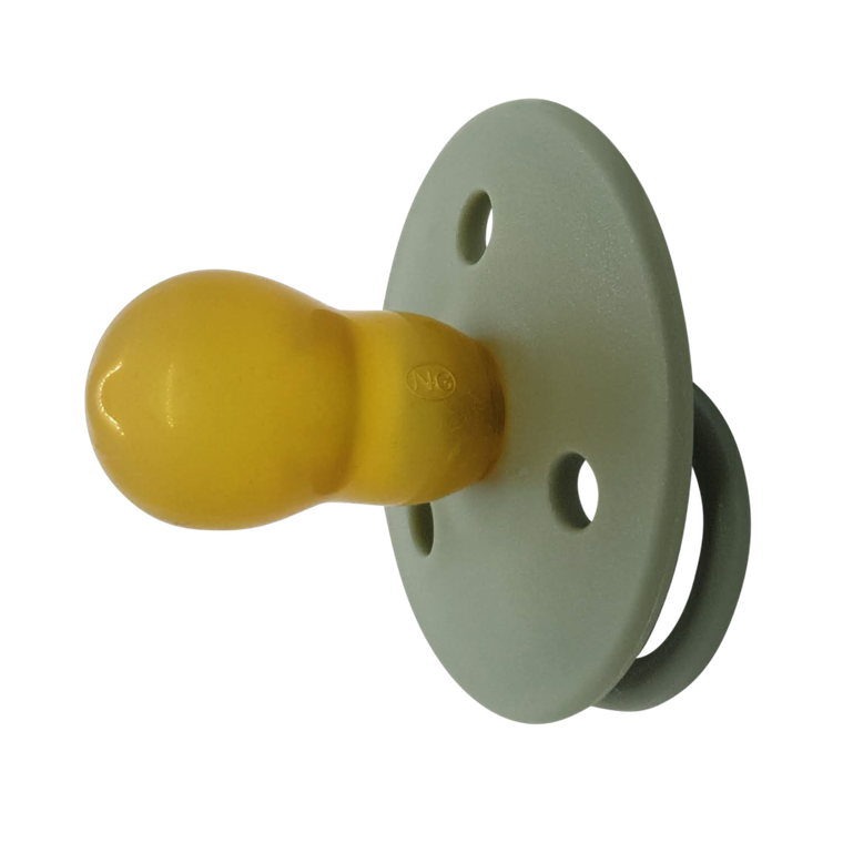 Mininor, smoczek lateksowy, Willow Green, 6m+, 2 szt.