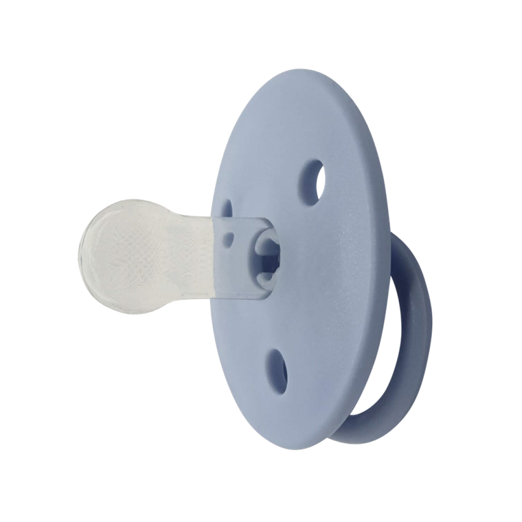 Mininor, smoczek silikonowy, Nordic Sky Blue, 0m+, 2 szt.