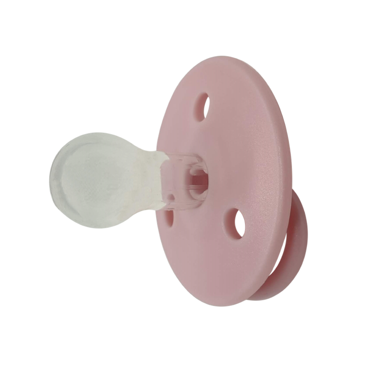 Mininor, smoczek silikonowy, Rose, 6m+, 2 szt.