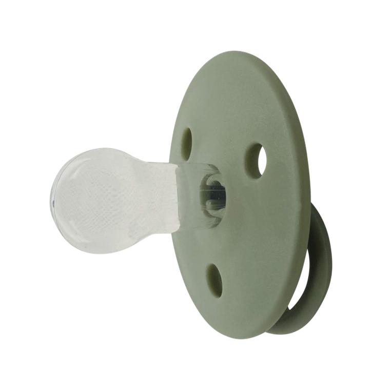 Mininor, smoczek silikonowy, Willow Green, 6m+, 2 szt.