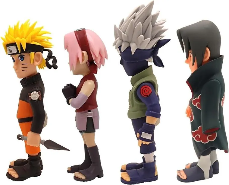 Minix, Naruto Shippuuden, figurki kolekcjonerskie, 4 szt.