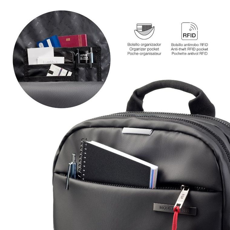 Miquelrius, Back To Work, plecak, czarny, 13l