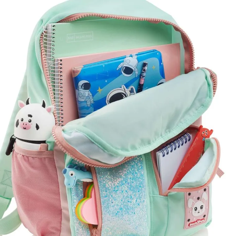 Miquelrius, plecak szkolny, 4-komorowy, turkusowy, 17l