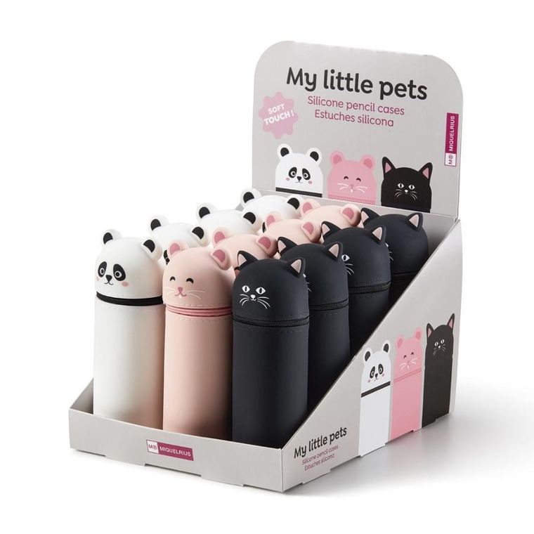 Miquelrius, silikonowy piórnik, myszka