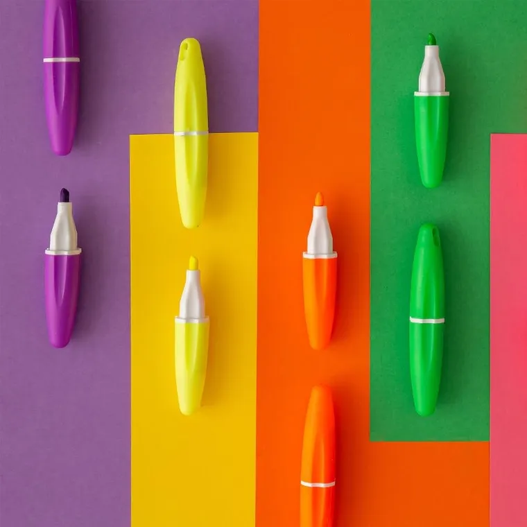 Miquelrius, zakreślacze, słońce, 6 szt.