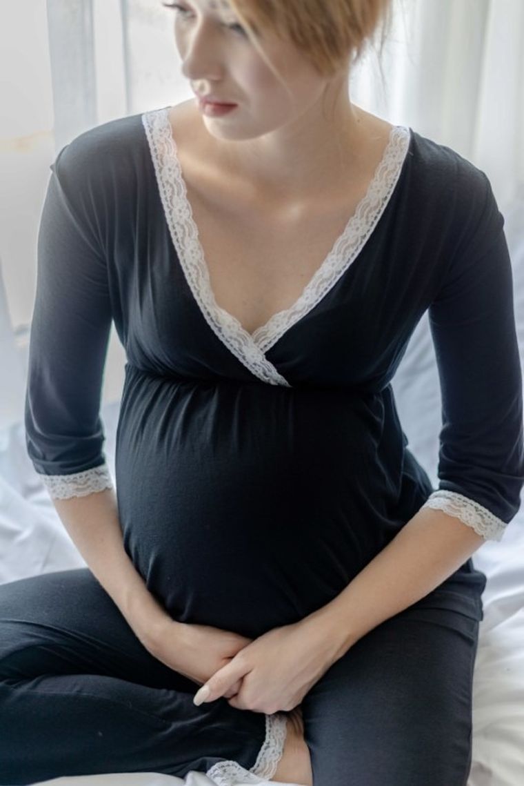 Miracle, piżama z koronką, rozmiar XXL, czarna