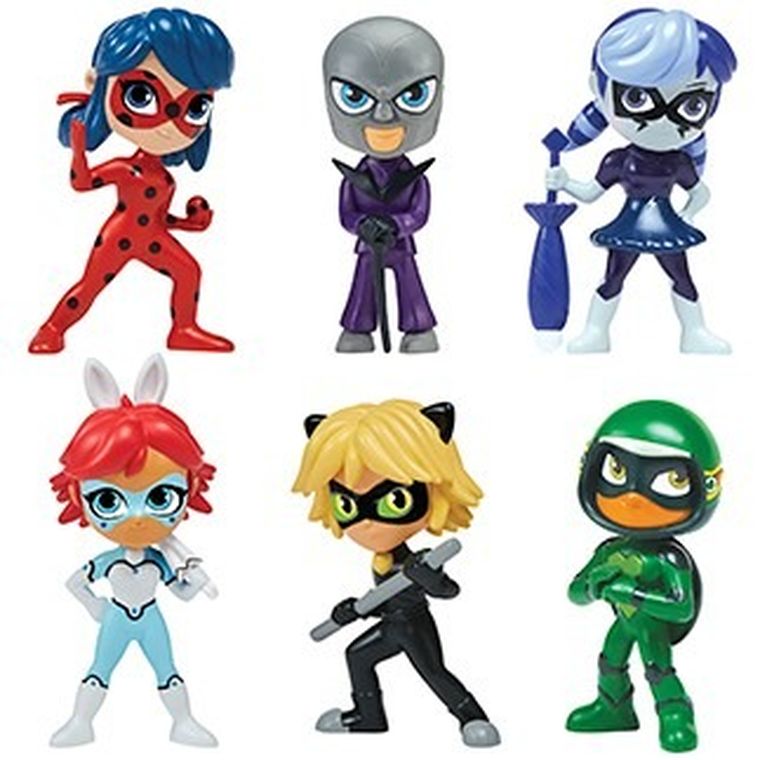 Miraculous: Biedronka i Czarny Kot, Heroez Shake Surprise, zestaw z figurką niespodzianką, 1 szt.
