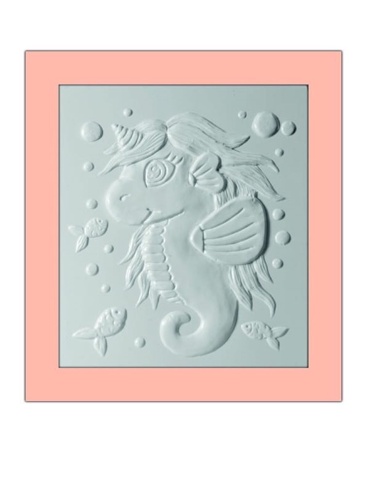 Mirage Hobby, Wypukła Malowanka, zestaw kreatywny do malowania, Fantazja, Jednorożec, Morski