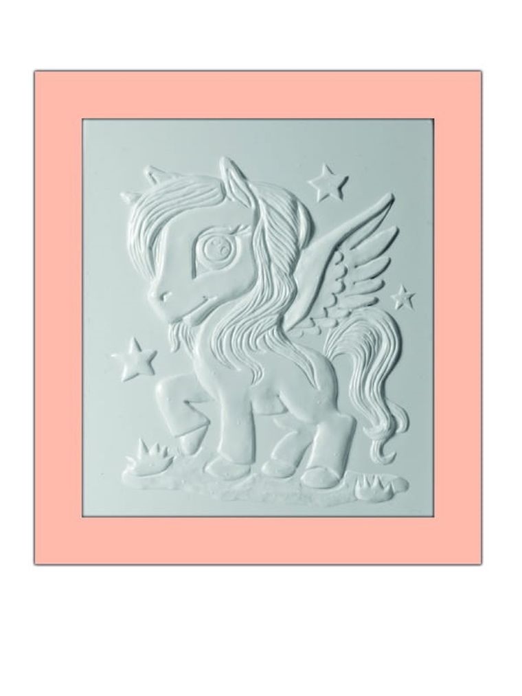 Mirage Hobby, Wypukła Malowanka, zestaw kreatywny do malowania, Fantazja, Pegaz