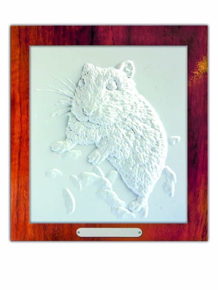 Mirage Hobby, Wypukła Malowanka, zestaw kreatywny do malowania, Futrzaki, Chomik dżungalski