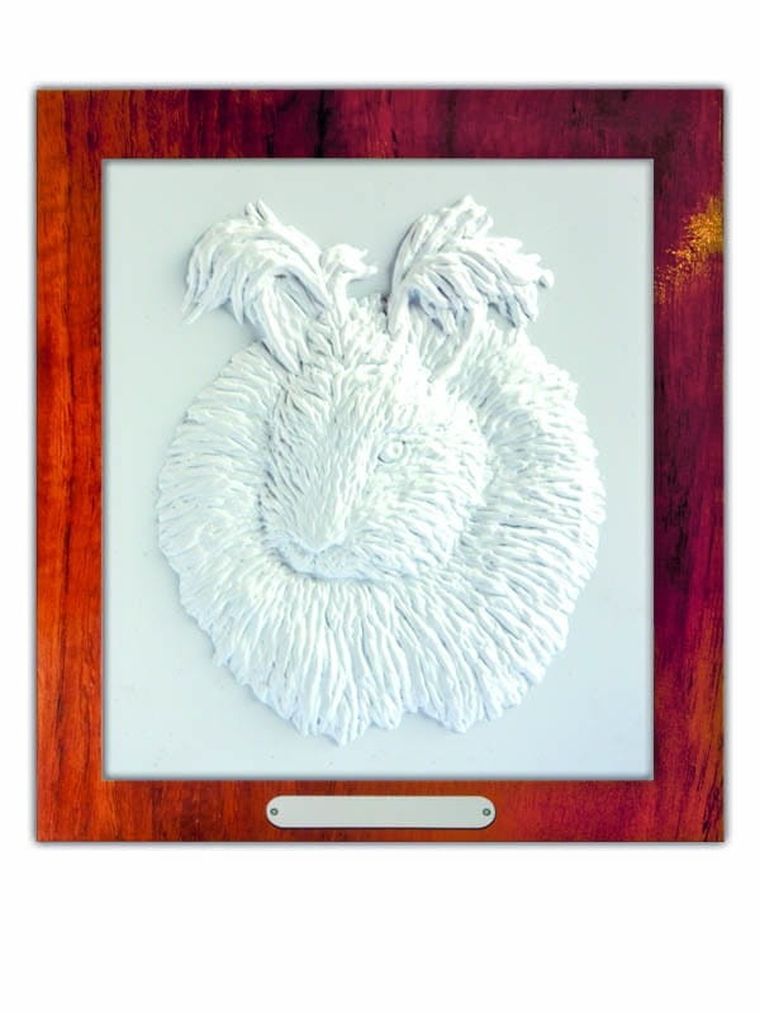 Mirage Hobby, Wypukła Malowanka, zestaw kreatywny do malowania, Futrzaki, Królik Angora