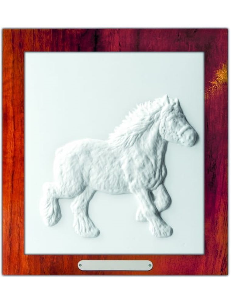 Mirage Hobby, Wypukła Malowanka, zestaw kreatywny do malowania, Koń Bretoński