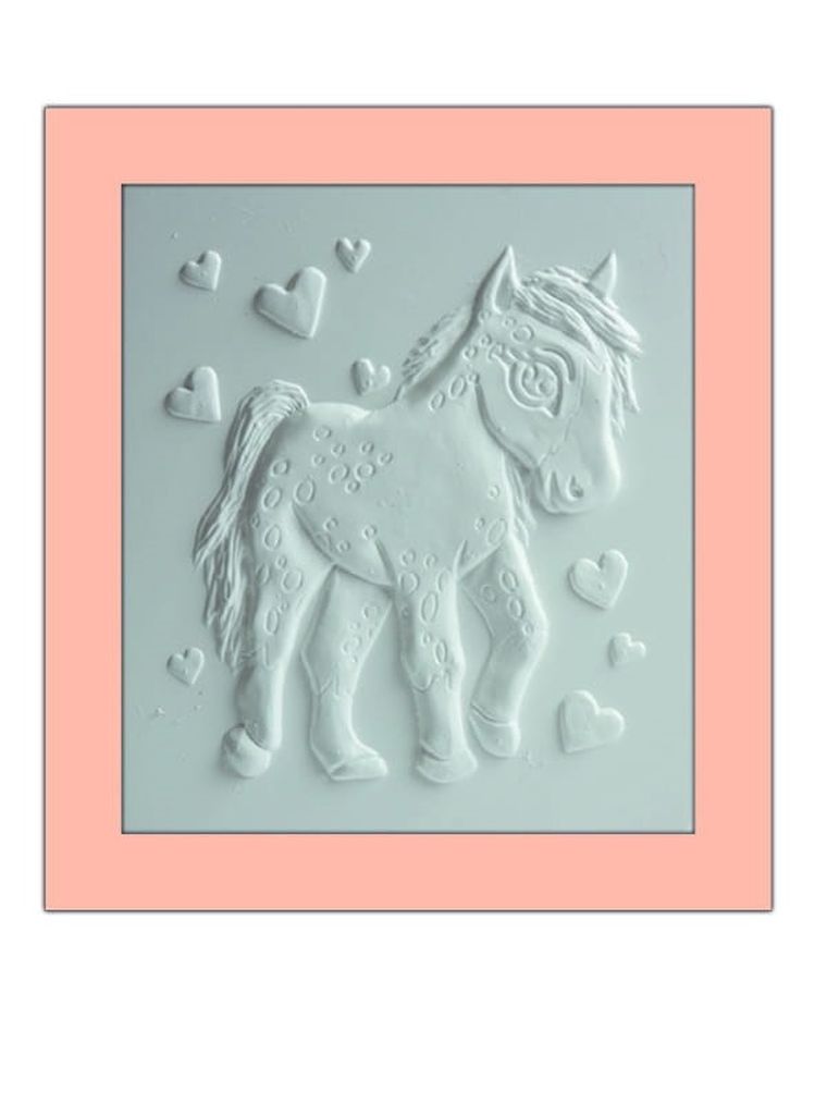 Mirage Hobby, Wypukła Malowanka, zestaw kreatywny do malowania, Konik Appalossa