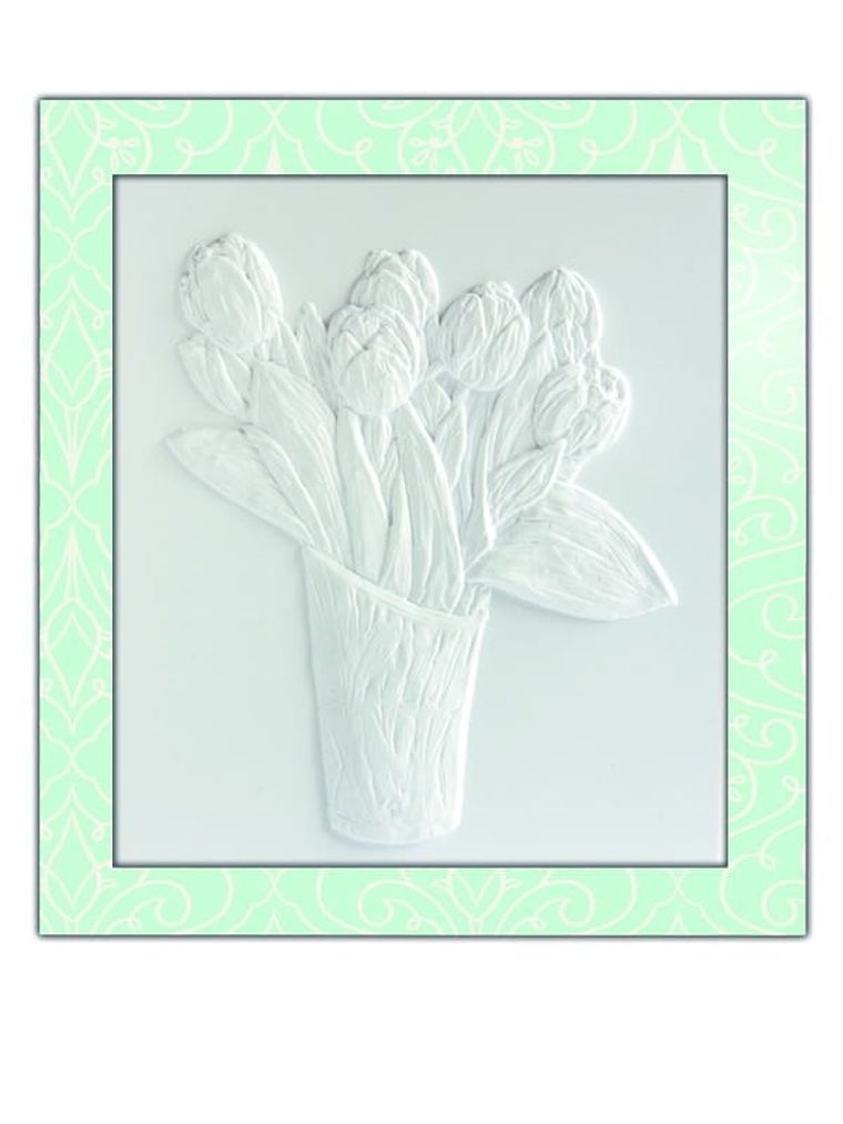 Mirage Hobby, Wypukła Malowanka, zestaw kreatywny do malowania, Kwiaty, Tulipany